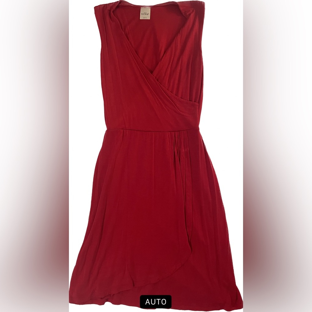 Kaleigh Red Cotton Dress